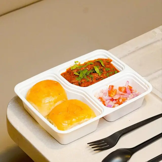 Pav Bhaji at Basant Restaurant Cakes & Sweets
