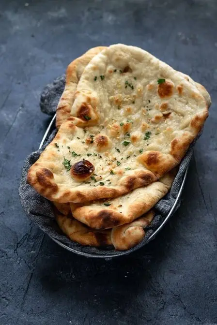 Butter Naan at Basant Restaurant Cakes & Sweets